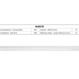 Sangle transparente pour rideaux A 10mm