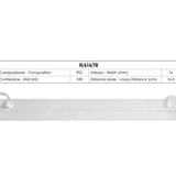 Sangle transparente pour rideaux A-Pack avec anneau 17mm