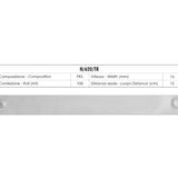 Ruban transparent pour stores romains avec anneau cousu de 16 mm
