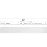 Ruban pour stores romains avec cavalier 16mm