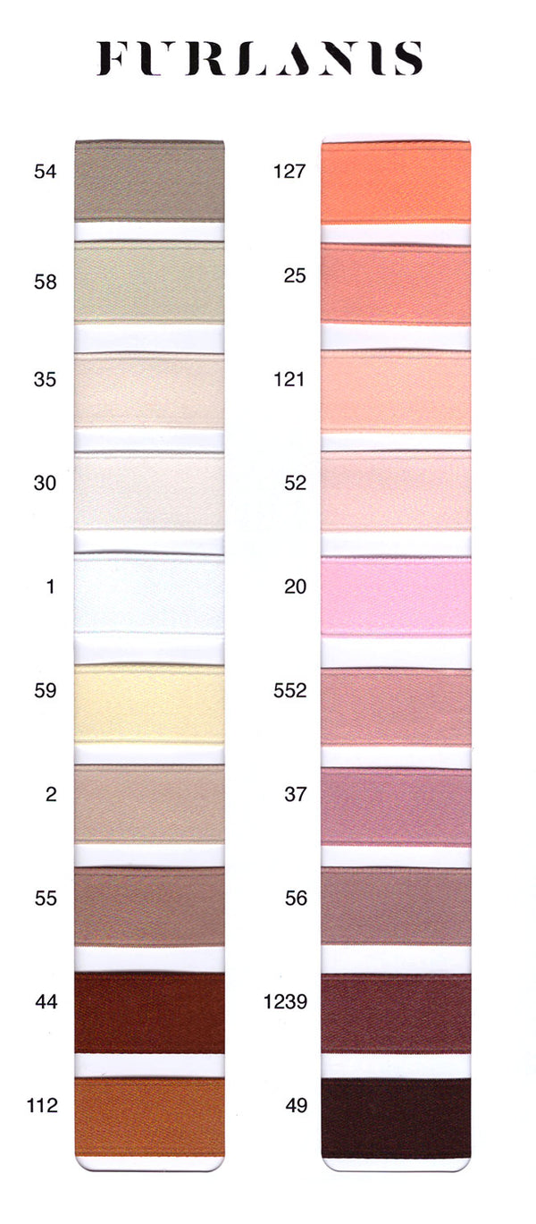 Double Satin Color Chart