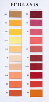 Double Satin Color Chart