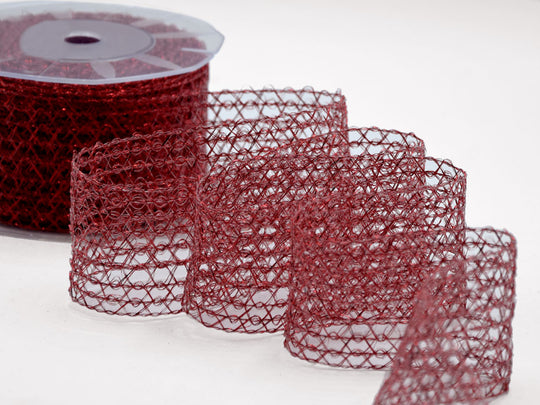 Rete Sirio Lame 60 mm Rosso