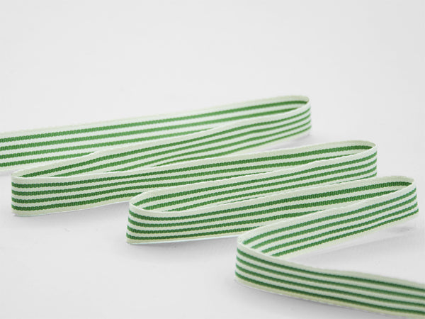 Lines Cotton Look 15 mm green English