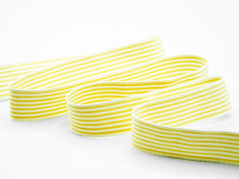 Cotton Look Lines 25 mm gold yellow
