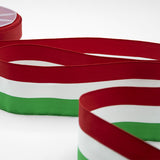Tricolore satin tl 55 mm drapeau vert