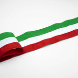 Fascia Sindaco Raso Tricolore 100 MM Verde Bandiera