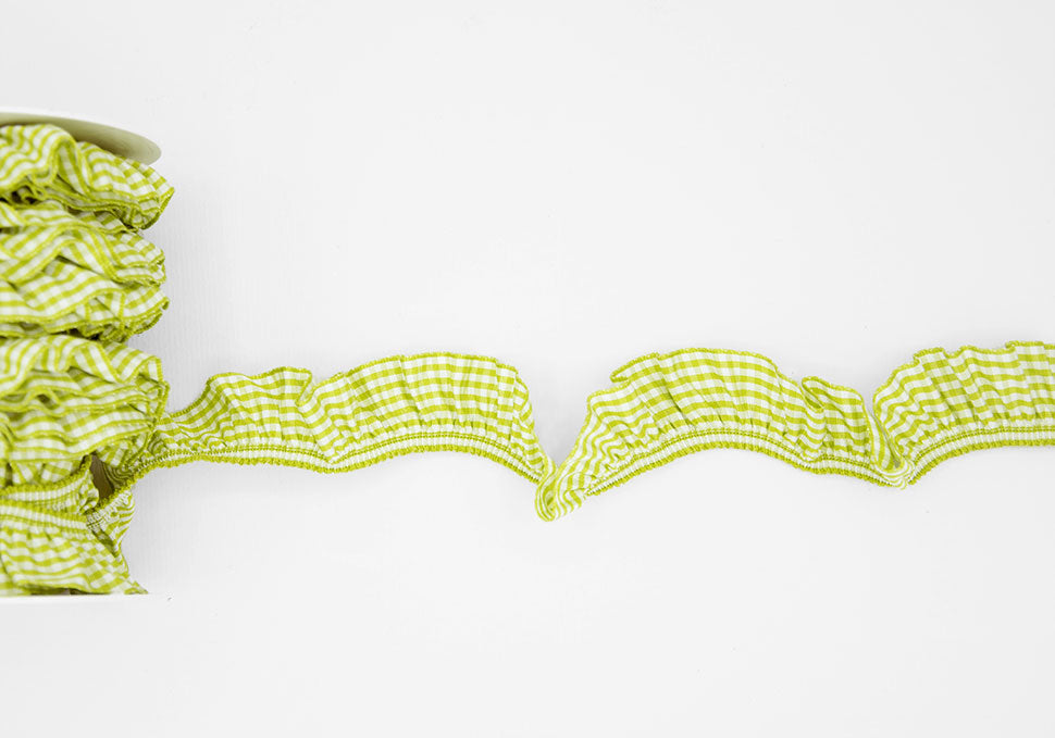 bamby due con elastico 25 mm verde pistacchio