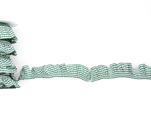 Bamy avec élastique anglais vert de 25 mm