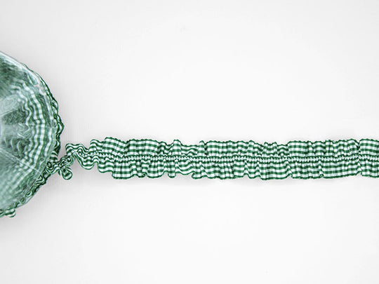 bamby due con elastico centrale 25 mm verde inglese