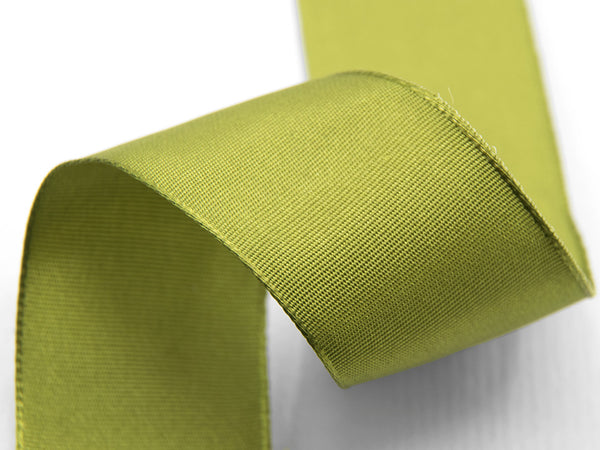 Carlotta satin copper borders 27 mm green moss