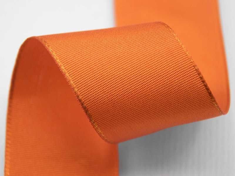 Carlotta satin copper edges 27 mm orange