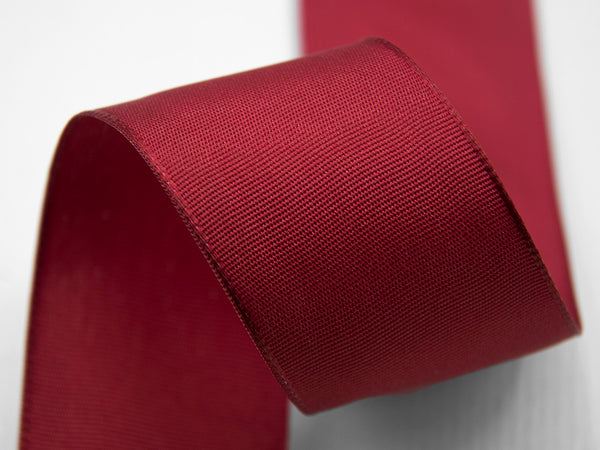 Carlotta Satin Cuivre Borders 40 mm Amaranth