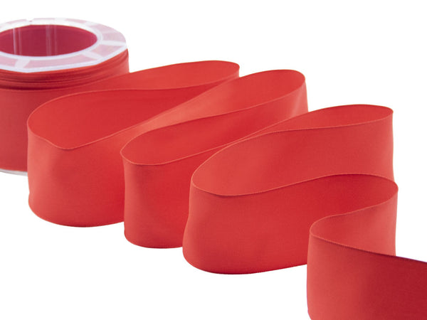 Carlotta Satin Cuivre Borders 40 mm rouge