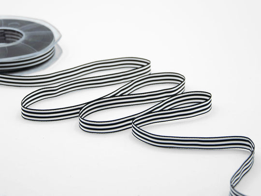 Baby striped 10 mm black