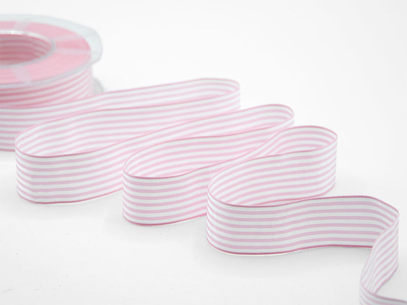Bamby striped 25 mm pink baby