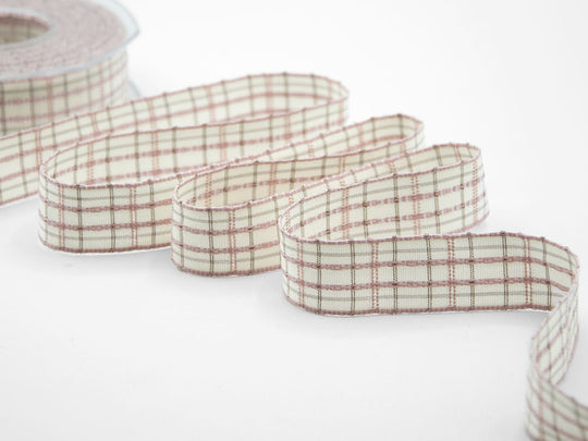 Scozzese Catenella 25 mm Rosa Baby
