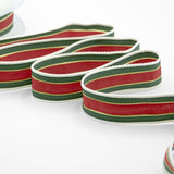 Rigatone Di Natale Bordi Neve 25 mm Multicolore