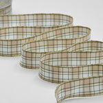 kilt scozzese 25 mm beige/verde inglese