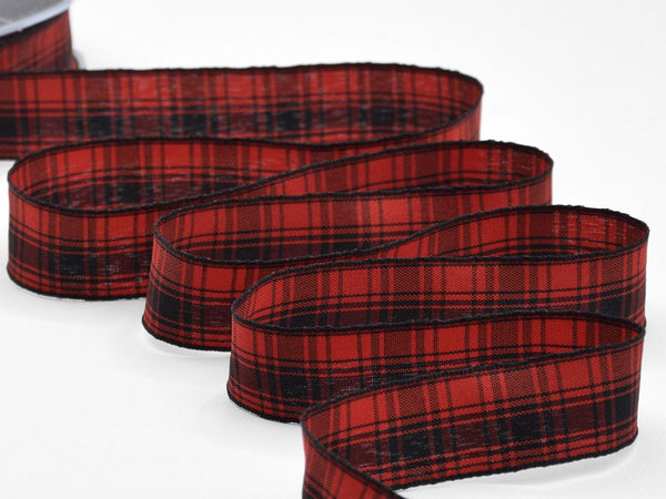 kilt scozzese 25 mm rosso