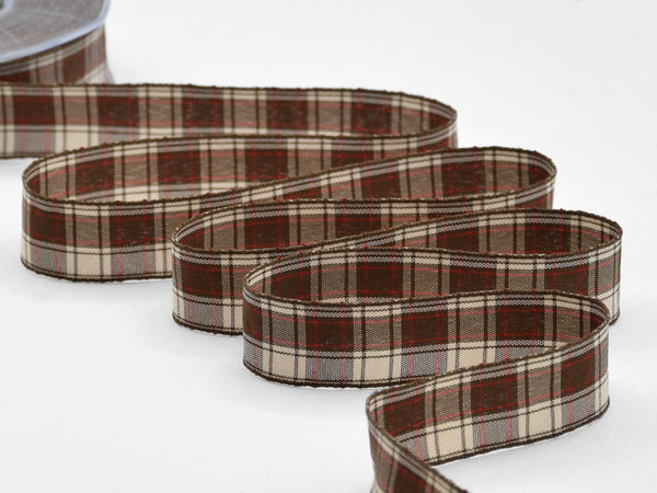 kilt scozzese 25 mm marrone