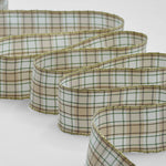 kilt scozzese 40 mm beige/verde inglese
