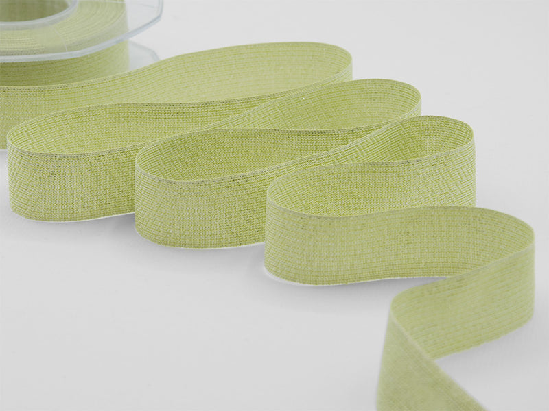Smile ribbon 25 mm green pistachio