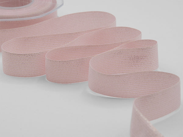 Smile ribbon 25 mm pink baby