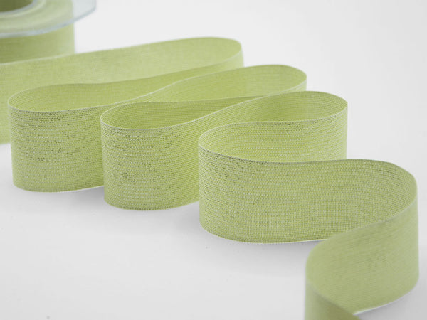 Smile ribbon 40 mm green pistachio