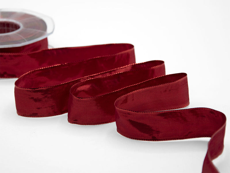 Cuivre plate élégant 25 mm rouge