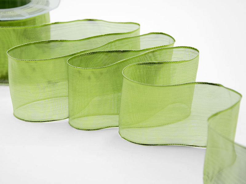 Piattina with Copper 60 MM Pistachio Green