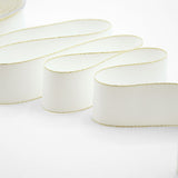 Diagonale Bordi Oro 40 mm Bianco Naturale