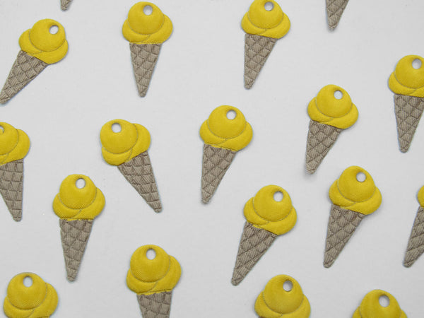 Ice Cream Cone 25 Pcs Yellow