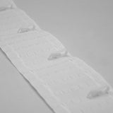 Tringle à rideaux multi-poches avec 2 cordons de 70 mm et 60 crochets