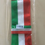 Fascia Sindaco Raso Tricolore 100 MM Verde Bandiera