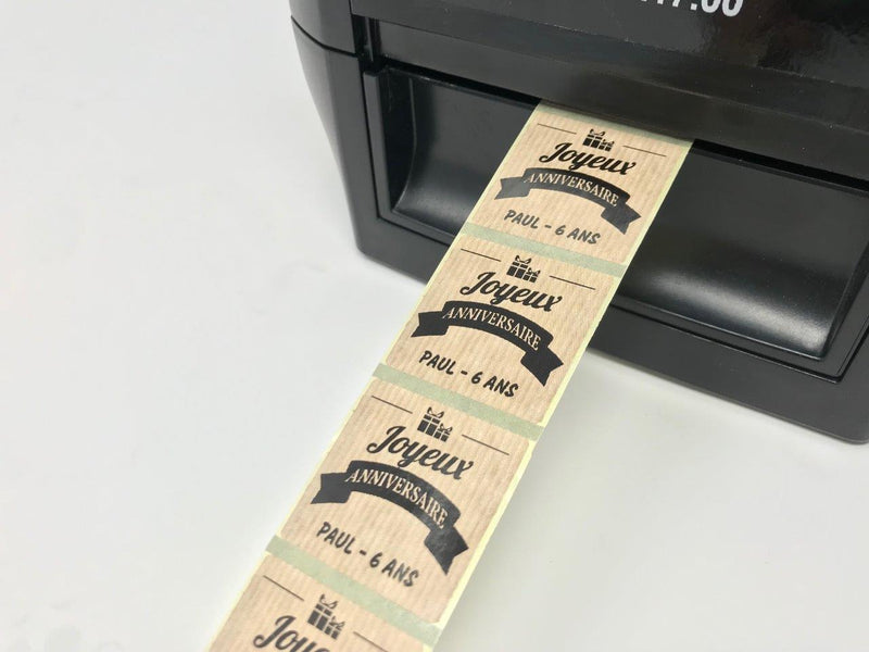 Stampante per nastri ed etichette autonoma