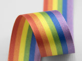 D. 16 mm Rainbow print satin