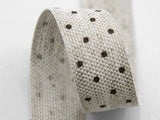 16 mm canaped linen tape SERIG.POIS Brown