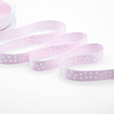D.Raso 16 mm Stampa Pois Bianchi Rosa Baby