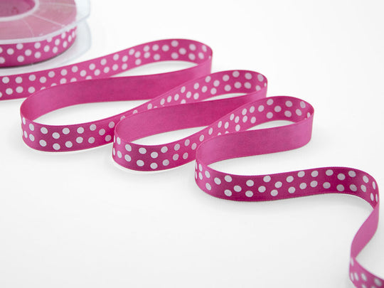 D.Raso 16 mm Print White Pods Fuxia Peony