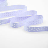 D.Raso 16 mm Stampa Pois Bianchi Lilla