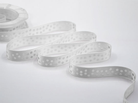 D.Raso 16 mm St. Staminé Polka Dot Silver