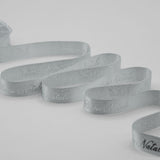 Raso Boutique Lame 16 mm Ser. Laminata Decoro Elegante Buon Natale Argento