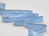 Carlotta Lamé Edges 25 mm Laminated Silkscreen Geometric Light Blue