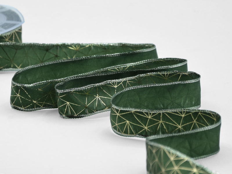 carlotta bordi lame 25 mm ser lam geometrico verde inglese
