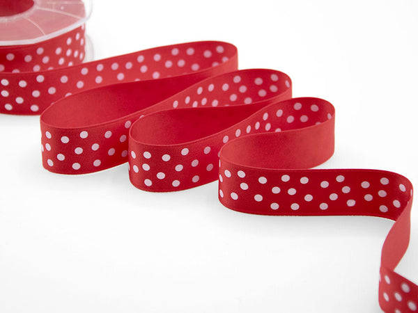 D. 25 mm red white pods print red