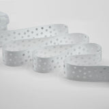 D.Raso 25 mm St. Laminata Pois Argento