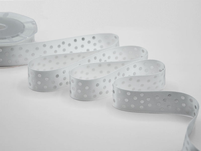 D.Raso 25 mm St. Laminata Pois Argento