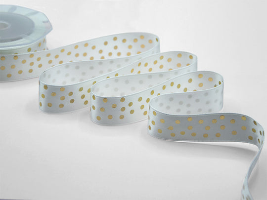 Raso 25 mm St. Laminata Poise Gold