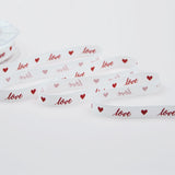 Policotone Stampa Love Serig. 10 mm Rosso